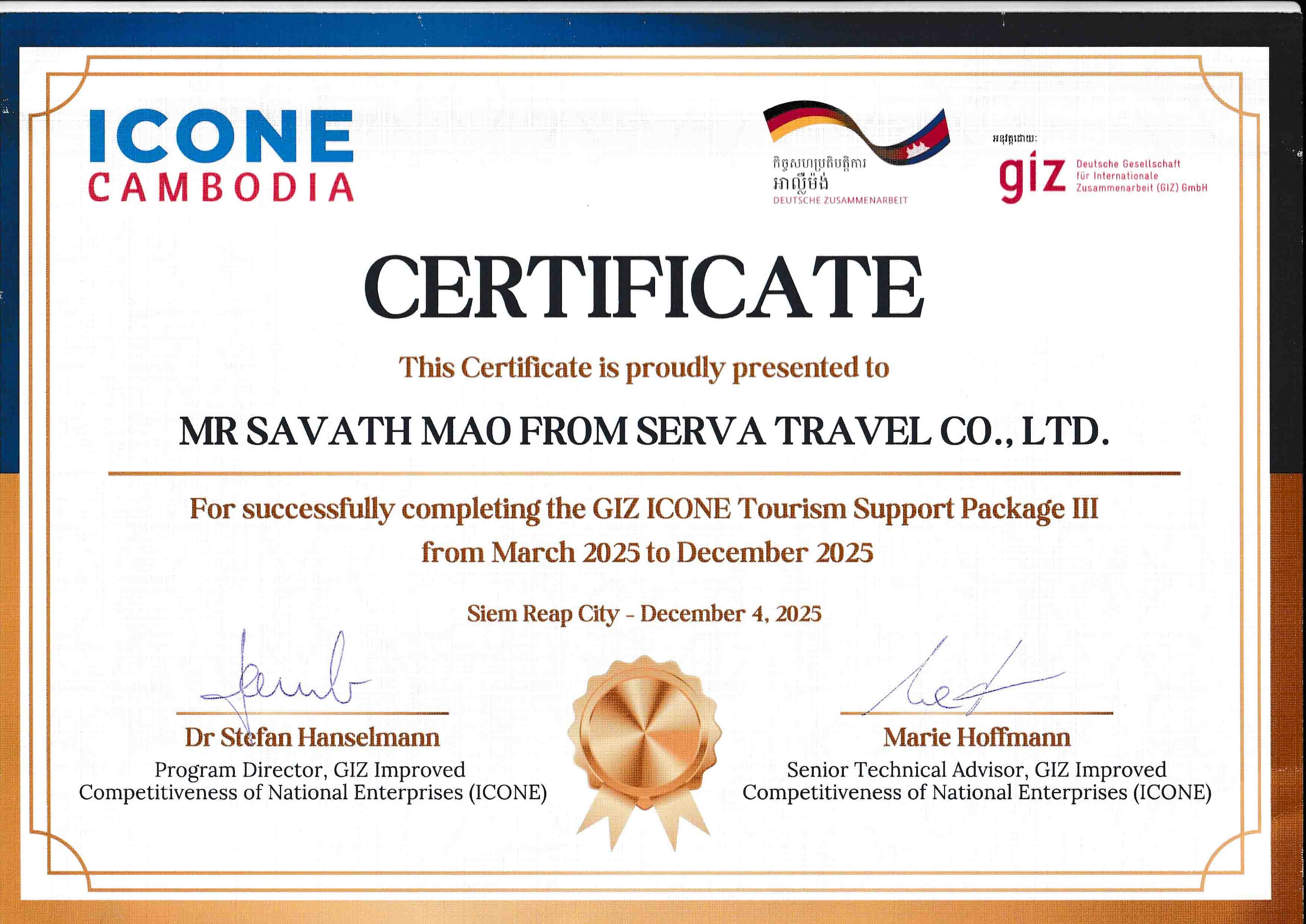 Photo of Serva Travel - GIZ Certified Tourism Partner2